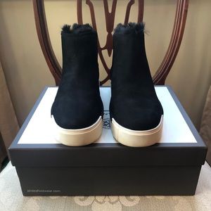 J Slides faux fur waterproof booties 7.5M
